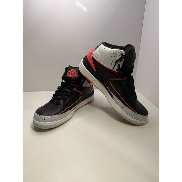 Nike Air Jordan 2 Retro Infrared 23 385475-023 Men’s Size 10.5 Excellent No Box - Picture 1 of 12